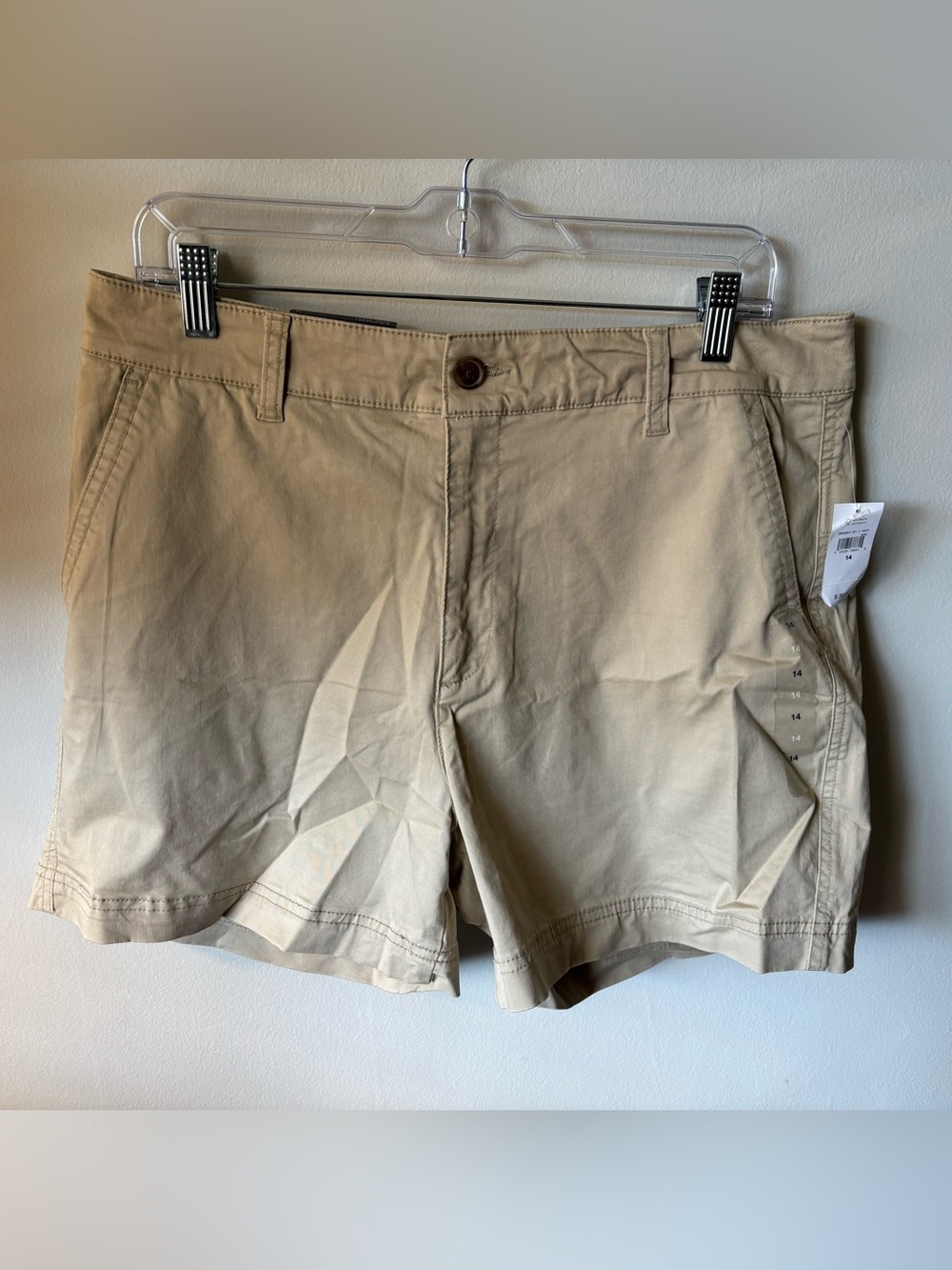 GAP Factory Women's Flat Front Shorts - Beige